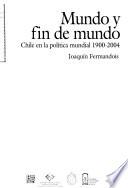 Libro Mundo y fin de mundo