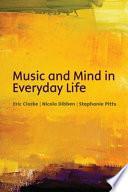 Libro Music and Mind in Everyday Life