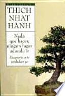 Libro Nada que hacer, ningún lugar adonde ir