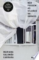 Libro Não fossem as sílabas do sábado