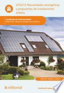 Libro Necesidades energéticas y propuestas de instalaciones solares. ENAC0108