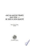 Libro No ha mucho tiempo que vivía--