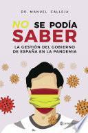 Libro No se podía saber