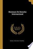 Libro Nociones De Derecho Internacional