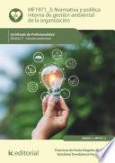 Libro Normativa y política interna de gestión ambiental de la organización. SEAG0211