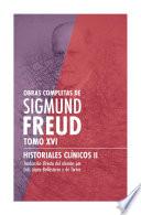 Libro Obras Completas de Sigmund Freud. Tomo XVI - Historiales clínicos II