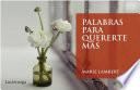 Libro Palabras para quererte más