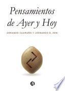 Libro Pensamientos de ayer y hoy