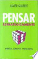 Libro Pensar estratégicamente