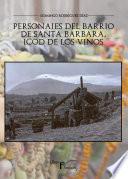Libro Personajes del barrio de Santa Bárbara, Icod de los Vinos