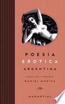 Libro Poesía erótica argentina, 1600-2000