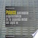 Libro Polanco, patrimonio arquitectónico de la segunda mitad del siglo XX