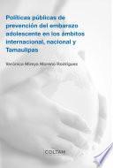 Libro Políticas públicas de prevención del embarazo adolescente en los ámbitos internacional, nacional y Tamaulipas