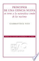 Libro Principios de una ciencia nueva
