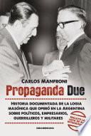 Libro Propaganda Due