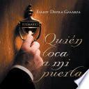 Libro Quién toca a mi puerta