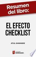 Libro Resumen del libro El efecto Checklist de Atul Gawande
