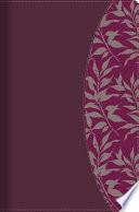 Libro Rvr 1960 Biblia de Estudio Para Mujeres, Vino Tinto/Fucsia Símil Piel Con Índice