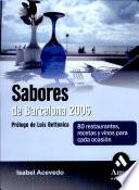 Libro SABORES DE BARCELONA 2006