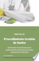 Libro SGA-15 Procedimientos Gestión de Suelos