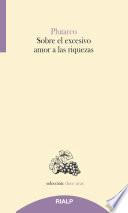 Libro Sobre el excesivo amor a las riquezas