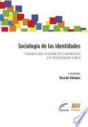 Libro Sociología de las identidades