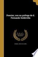 Libro SPA-POESIAS CON UN PROLOGO DE