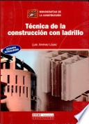Libro Técnica de la construcción con ladrillo