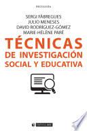 Libro Técnicas de investigación social y educativa