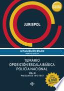 Libro Temario oposición escala básica policía nacional