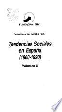 Libro Tendencias sociales en España, 1960-1990