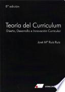 Libro Teoría del Curriculum: