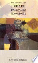 Libro Teoría del diccionario monolingüe