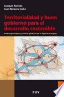 Libro Territorialidad y buen gobierno para el desarrollo sostenible