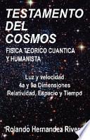 Libro Testamento Del Cosmos