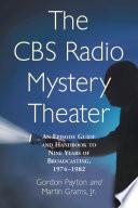 Libro The CBS Radio Mystery Theater