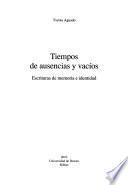 Libro Tiempos de ausencias y vacíos