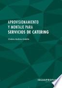 Libro UF0062 Aprovisionamiento y montaje para servicios de catering