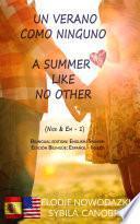 Libro Un Verano Como Ninguno / A Summer Like No Other (Bilingual book: Spanish - English)