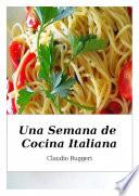 Libro Una Semana de Cocina Italiana