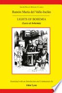 Libro Valle Inclan: The Lights of Bohemia
