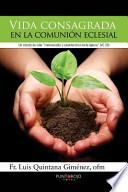 Libro Vida consagrada en la comunión eclesial