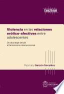 Libro Violencia en las relaciones erótico-afectivas entre adolescentes