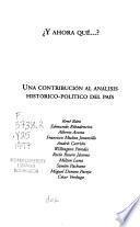 Libro Y ahora qué?--