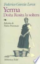 Libro Yerma; Doña Rosita la soltera